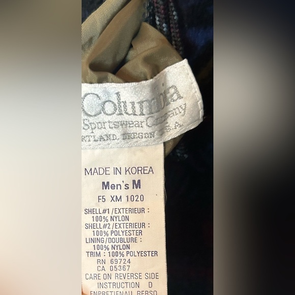 Vtg 90s COLUMBIA Reversible Fleece Vest Jacket Vaporwave Ski Aztec - Picture 11 of 11